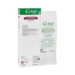 Curad Oil Emulsion Dressing, 3" x 8" Non-Adherent Gauze, 24 Dressings - Picture 1 of 1