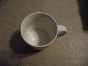 Starbucks all White Coffee Mug Cup Demitasse (espresso cup) 2010 - Picture 1 of 4