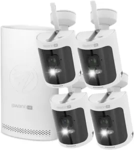 Swann SWNVK-AS4K800SD4 AllSecure4K sistema di sicurezza wireless 4 x AS4KCAM 64 GB SD - Foto 1 di 9