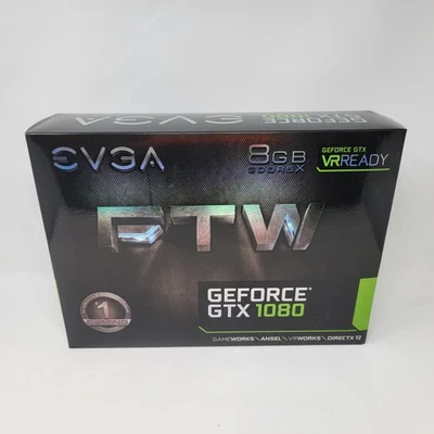 EVGA NVIDIA GeForce GTX 1080 8GB GDDR5X Graphics Card (08GP46286KR) - Image 1 of 4