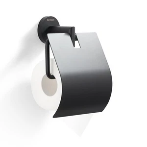 Toilet Paper Holder with Cover, Modern Toilet Roll Holder for Bathroom Wall M... - Picture 1 of 7