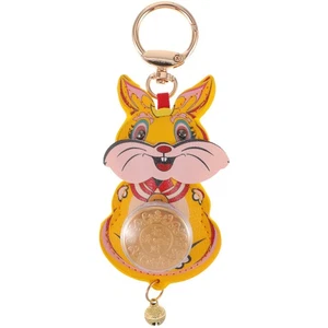 Schöner Hase Schlüsselanhänger Anhänger Jahr des Hasen Taschenanhänger Festival Gastgeschenk - Bild 1 von 12