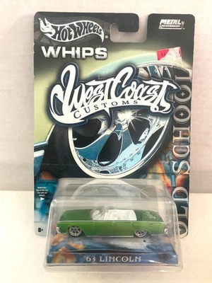 Lincoln Hot Wheels 1963 - Whips West Coast Customs 2003 - Verde - ¡PILOTOS REALES! Foto 1 de 4