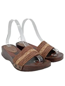 DANIEL HECHTER Sandalias cómodas Mujeres Talla EU 37 marrón look casual - Imagen 1 de 5
