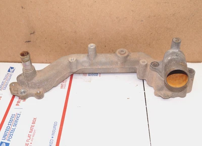 Ford 5.4 2v Aluminum Intake Coolant Crossover Tube W/ Thermostat Housing OEM Set Foto 1 de 4