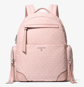 Nueva Mochila Mujer Auténtica Michael Kors Signature Prescott Princesa Rosa - Imagen 1 de 4