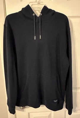 Abercrombie & Fitch Hoodie Women’s Large Blue Hooded Sweatshirt Soft A&F Fleece - Image 1 of 4