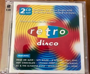 VARIOUS ARTISTS, RETRO DISCO (COMPILATION) (CD ALBUM 2-DISC BOX SET, 1997) - Picture 1 of 3