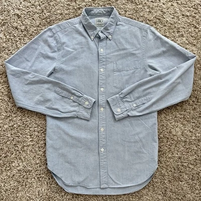 Camisa RRL Doble RL Ralph Lauren Ribete Oxford Abotonada Azul Para Hombre Talla Pequeña” Foto 1 de 4