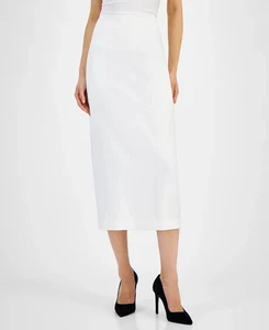 Kasper Stretch Crepe Column Midi Skirt MSRP $69 - Picture 1 of 4