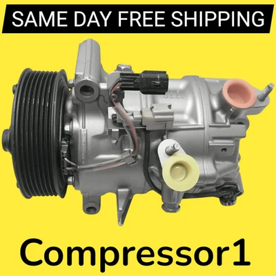 AC Compressor Fits 2014 2015 2016 2017 Infiniti Q50 3.0L 3.7L - Image 1 of 3