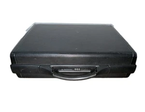 SAMSONITE FOCUS 2 Hard-Shell Briefcase System Black Vtg 1995 Combination Lock  - Picture 1 of 18