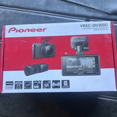 Pioneer VREC-DH300D HD Dash Camera  3” Screen Front & Rear Dual Recording / GPS - Image 1 of 3