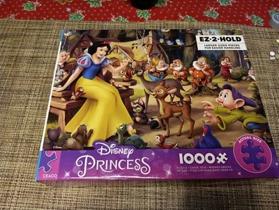Rompecabezas Ceaco Disney Princesa Blancanieves y los 7 enanitos 1000 piezas 30"x24" NUEVO Sellado Foto 1 de 4