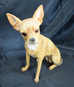 Estatuilla de perro Chihuahua Danbury como nueva difícil de encontrar realista - Imagen 1 de 15
