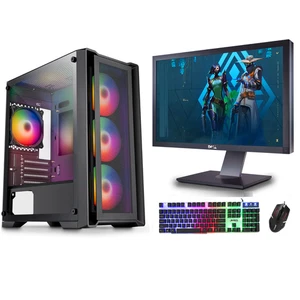 Gaming PC Bundle 22" Monitor Computer Core i5-4th Gen 16GB 1TB HDD Win11 GT730 - Picture 1 of 12