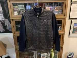 Rich Harvest Farms GC Black Full Zip FOOTJOY Performance Golf Jacket SZ M - Cool - Picture 1 of 13