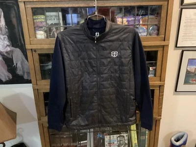 Rich Harvest Farms GC Black Full Zip FOOTJOY Performance Golf Jacket SZ M - Cool - Image 1 of 4