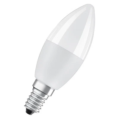 OSRAM LED-STAR+ "Retrofit", Kerze, 5.5W ersetzt 40W, E14, RGBW, #30584101 - Bild 1 von 3