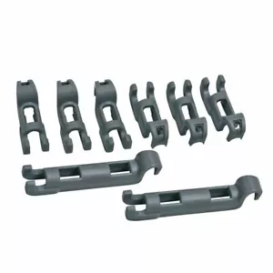 KIT DE CLIPS DE RODAMIENTO DE CESTA INFERIOR PARA LAVAVAJILLAS COMPATIBLES CON Bosch Siemens 611472 - Imagen 1 de 3