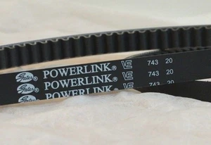 Cinturón de transmisión GATES POWERLINK 743 20 30 CVT GY6 125cc 150cc 152QMI 157 Scooter ATV - Imagen 1 de 3