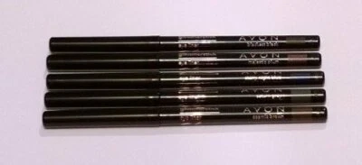 3 x Avon Glimmerstick Eyeliner in Cosmic Brown