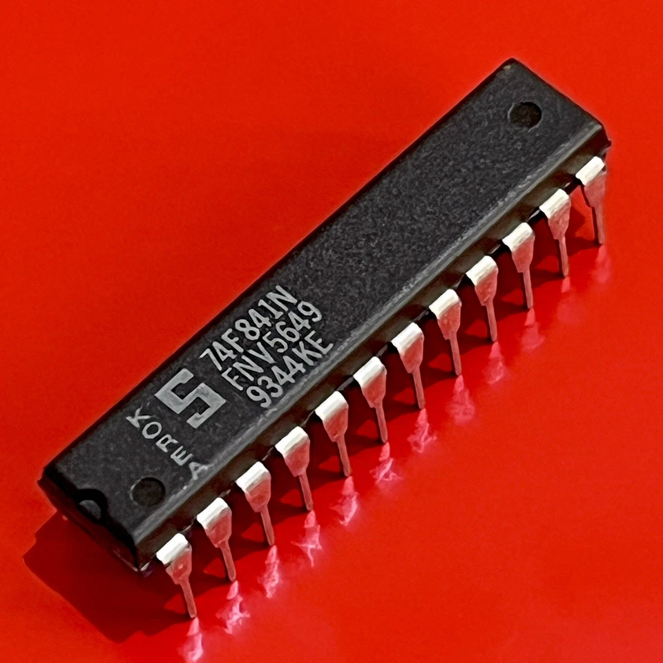 [1x] 74F841N Signetics 10-Bit Bus Interface Latches IC PDIP-24 - Bild 1 von 4