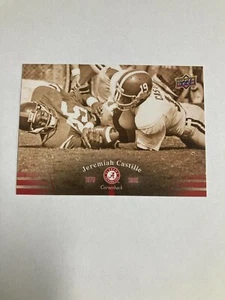 Carta calcio 2012 Upper Deck Università dell'Alabama #41 Jeremiah Castille!!! - Foto 1 di 2