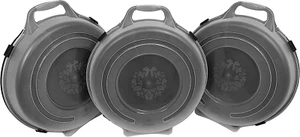 Set of 3 Holiday Wreath Plastic Storage Containers, Holds up to 24” Diameter, Se - Picture 1 of 10