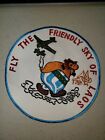 K0776 Vietnam USAF Back Patch Fly the Friendly Skies of Laos IR22A