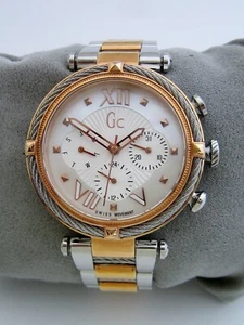 GUESS COLLECTION CHIC WOMENS WATCH Y16002L1 GOLD STAINLESS STEEL SWISS GENUINE - Picture 1 of 9