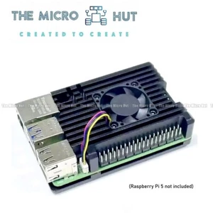 Aluminium Heatsink Case Dual Cooling Fan for Raspberry Pi 5 - Afbeelding 1 van 7