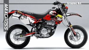 KAWASAKI KLX250 SR/E/R/D-Tracker 1993 - 2004 MAXCROSS GRAPHICS KIT DECAL MMLS1 - Picture 1 of 2