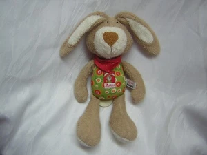 SIGIKID Spieluhr HASE MÖRE BRÖD 33cm braun grün bunt ~Schlaf Kindlein schlaf~ - Bild 1 von 12