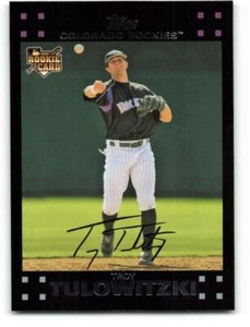2007 Topps #135 Troy Tulowitzki Colorado Rockies Baseball Card NM-MT RC ID:12036