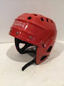 Jofa 51.280 SR Red Ice Hockey Helmet L 6 3/4-7 3/8 1980's Vintage Model 280 - Picture 1 of 10