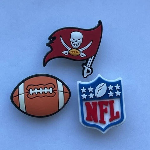 TAMPA BAY BUCCANEERS SET OF THREE shoe charms Cover
