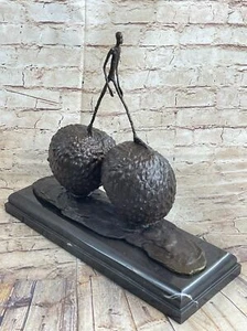 Bronze Modernist Nude Sculpture Giacometti Style Mid Century Man Figure Artwork - Foto 1 di 7