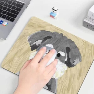 Cute Puppy Mousepad No Slip Rubber Lockedge Mousepad Computer Portable Mouse Mat - Afbeelding 1 van 14