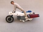 Vintage 1976 Ideal Evel Knievel Gyro Powered Super Jet Cycle And Action Figure