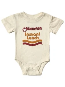 Maruchan Infant Boys & Girls Beige Instant Lunch Bodysuit Baby Outfit - Picture 1 of 2