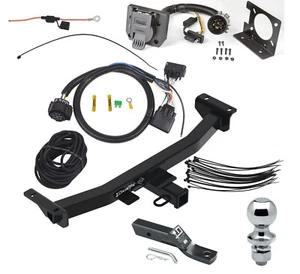 Trailer Tow Hitch For 2024 Ford Ranger w/ Wiring Harness Kit and 1-7/8" Ball NEW - Picture 1 of 7