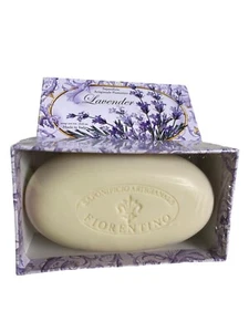 SAPONIFICIO Artigianale Fiorentino / sapone da bar da bagno 10,5 oz / ITALIA / LAVANDA / NUOVO! - Foto 1 di 5