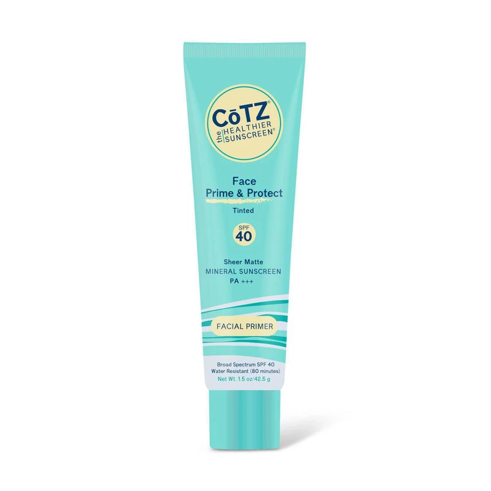 Cotz Face Sunscreen Lotion SPF 40 1.5 Oz