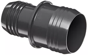 Dura 1429-168 PVC Tube Fitting, Coupling, Schedule 40, 1-1/4" x 1" Barbed - Picture 1 of 2