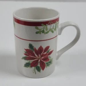Taza de gres American Atelier ~ Poinsettia - Imagen 1 de 10