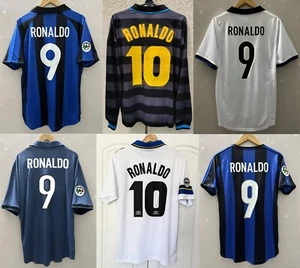 Maillot Retro INTER MILAN 1997 - 2001 RONALDO Calcio UEFA - Foto 1 di 38