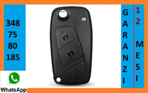 CHIAVE TELECOMANDO PER FIAT PANDA DUCATO PUNTO ULYSSE STILO - ID46 433 Mhz - Foto 1 di 1