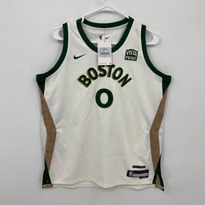 Nike Youth Boston Celtics NBA City Edition Jayson Tatum #0 Jersey White Size XL - Picture 1 of 10
