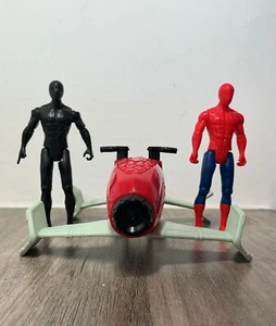 2 Pack Prototype Hasbro Marvel 4" Spider-Man w/ Hydro Jet Blast Figure Test Shot - Picture 1 of 7